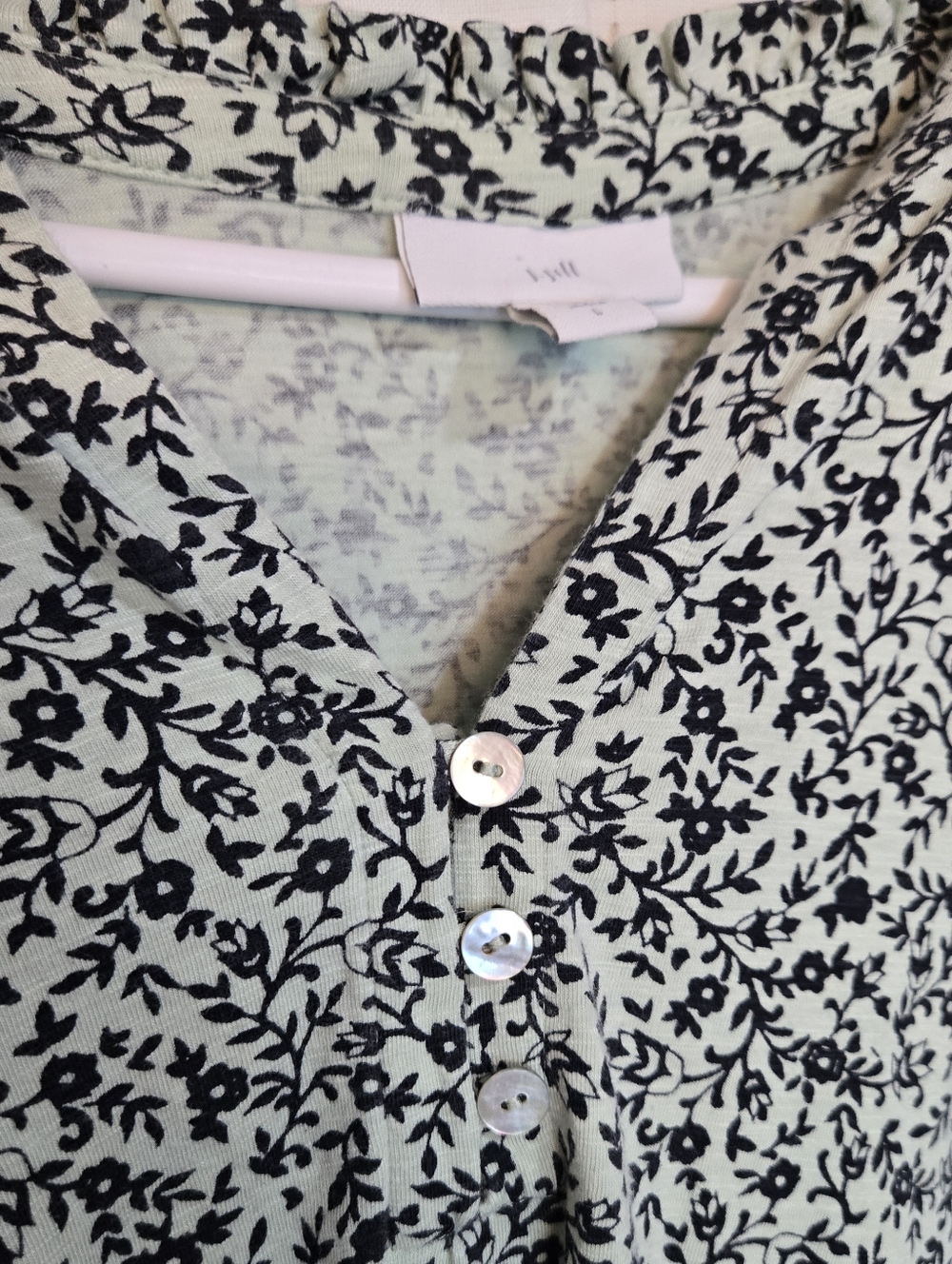 J Jill Floral Tunic Top - Picture 3 of 8